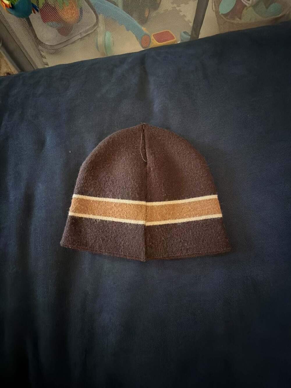 Carhartt Striped Knit Beanie Hat - Picture 2 of 3